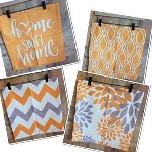 Pillow Covers White And Yellow